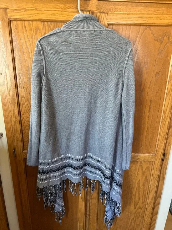 CAbi Prairie Wrap Open Front with Fringe - Picture 3 of 6